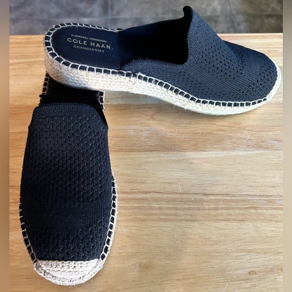 Cole Haan Grandseries Cloudfeel Stitchlite Black Mules size 8 1/2 B - Picture 4 of 8